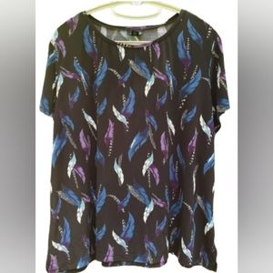 East 5th Women's Feather Designed Blouse